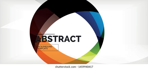 Coloridas líneas onduladas fondo abstracto, línea de color para presentación empresarial o técnica. Papel de pared moderno brillante vectorial con rayas