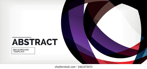 Colorful wave lines abstract background, color line for business or techno presentation. Vector shiny modern wallpaper with stripes