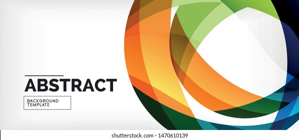 Colorful wave lines abstract background, color line for business or techno presentation. Vector shiny modern wallpaper with stripes