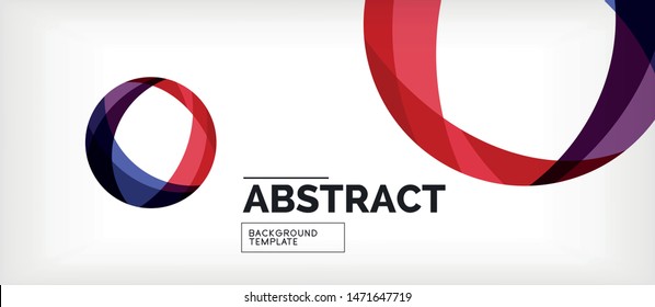 Coloridas líneas onduladas fondo abstracto, línea de color para presentación empresarial o técnica. Papel de pared moderno brillante vectorial con rayas