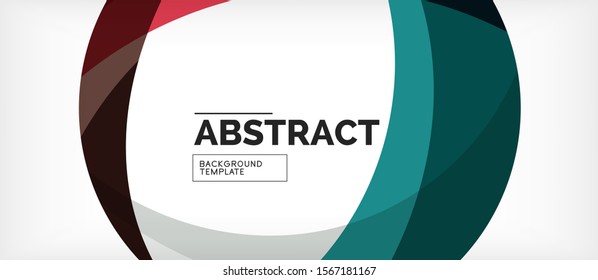 Coloridas líneas onduladas fondo abstracto, línea de color para presentación empresarial o técnica. Papel de pared moderno brillante vectorial con rayas