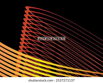 Colorful wave lines pattern background, Amazing Abstract Multicolor Visualization.