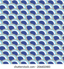 Colorful wave pattern