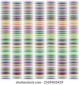 Colorful Wave Pattern: Abstract Art Background