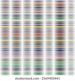 Colorful Wave Pattern: Abstract Art Design