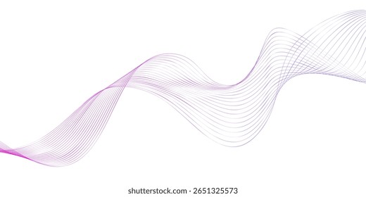 Colorful wave patterns create a visual representation of sound and motion in a dynamic design setting