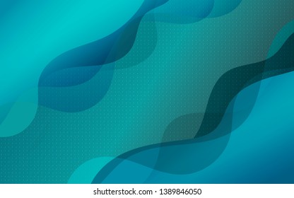 Colorful Wave polka dot abstract background vector