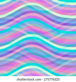 colorful wave seamless pattern