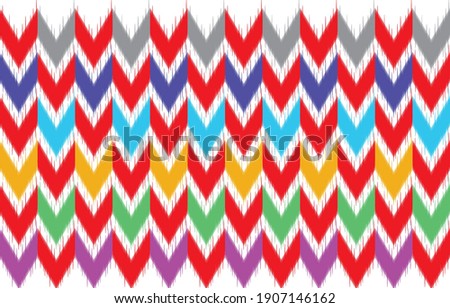 Colorful wave ,Seamless pattern,Vector Illustration,Design