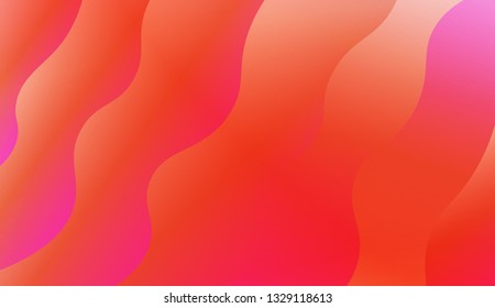 Colorful wave shape. Vector illustration. For landing creative page.