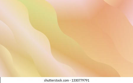 Colorful wave shape. Vector illustration. For landing creative page.