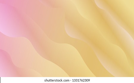 Colorful wave shape. Vector illustration. For landing creative page.