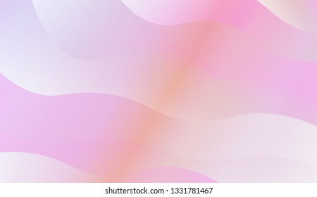 Colorful wave shape. Vector illustration. For landing creative page.
