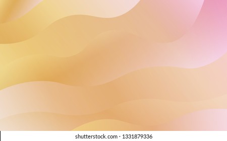 Colorful wave shape. Vector illustration. For landing creative page.