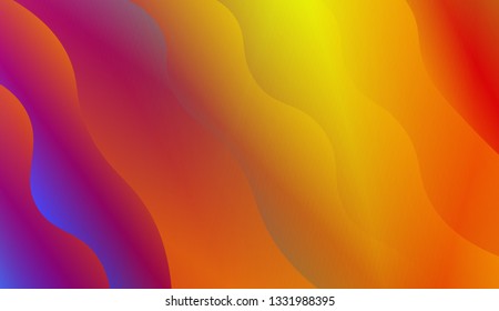 Colorful wave shape. Vector illustration. For landing creative page.