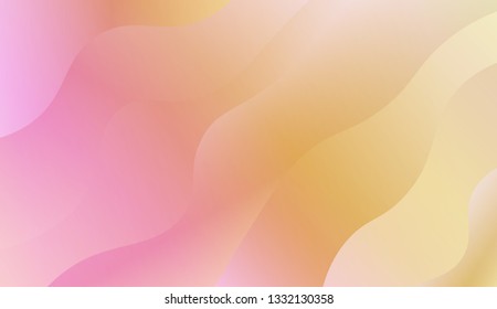 Colorful wave shape. Vector illustration. For landing creative page.