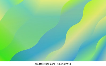 Colorful wave shape. Vector illustration. For landing creative page.
