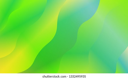 Colorful wave shape. Vector illustration. For landing creative page.