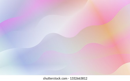 Colorful wave shape. Vector illustration. For landing creative page.