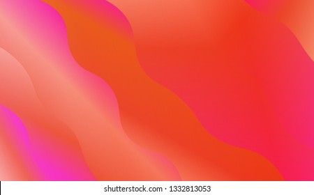 Colorful wave shape. Vector illustration. For landing creative page.
