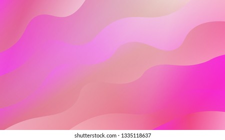 Colorful wave shape. Vector illustration. For landing creative page.