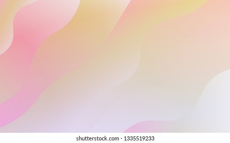 Colorful wave shapes. Vector illustration. For landing creative page.