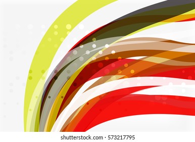 Colorful wave stripes and lines. Vector template background for workflow layout, diagram, number options or web design