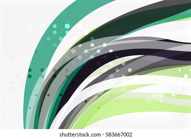 Colorful wave stripes and lines. Vector template background for workflow layout, diagram, number options or web design