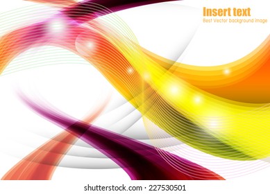Colorful wave vector design - Creative illustration eps10
