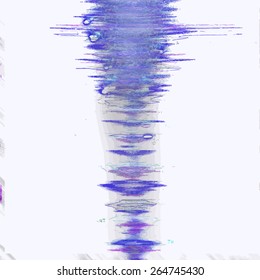 Colorful waveform, vintage abstract background and symbol for music, sound engineering, and dance