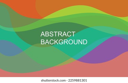
colorful waves abstract vector background