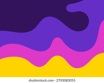 Ondas coloridas para fundo ou papel de parede.