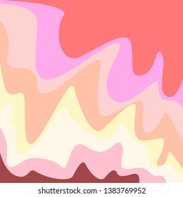 Colorful waves. Geometric abstraction. Template for covers, web sites, banners.