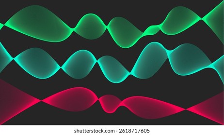 Colorful Waves and Light Patterns
