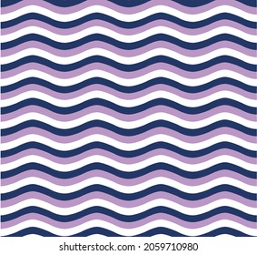 COLORFUL WAVES SEAMLESS RETRO PATTERN