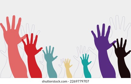 Colorful Waving Hands Vector Collection: Adding Life to Your Designs with Vibrant Gestures