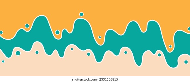 Colorful wavy abstract background.Vector illustration.