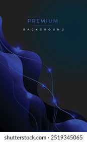 Colorful Wavy background, abstract vector design