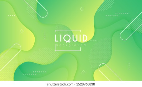 Colorful wavy geometric shape background. Minimal trendy gradient colors. Eps10 Vector