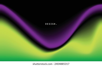 Colorful wavy gradient mesh background. Abstract fluid color gradation backdrop. Modern liquid design for poster, banner, cover, presentation, landing page, or leaflet.