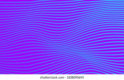 colorido patrón de línea ondulada. Textura de línea. Resumen del fondo de alivio con ilusiones ópticas distorsionadas. Ilustración vectorial.