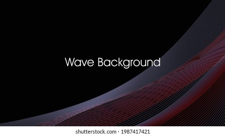 colorful wavy line style abstract background vektor