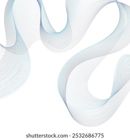 Colorful wavy lines abstract background
