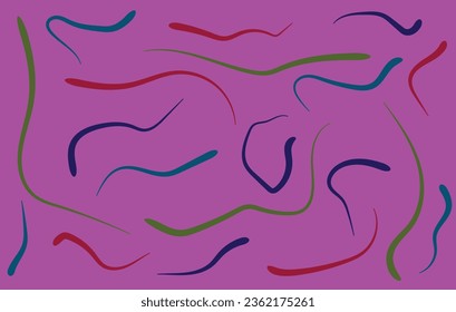 colorful wavy lines pattern background.