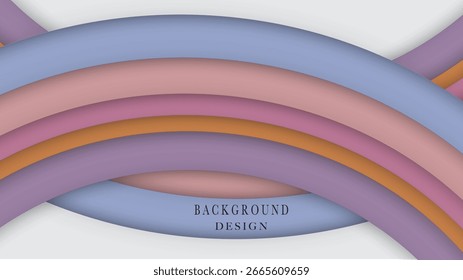 Colorido ondulado superposición de capas de fondo suave color pastel degradado