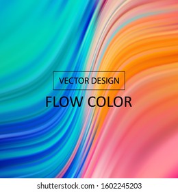 Colorful wavy pattern for backgrounds and design