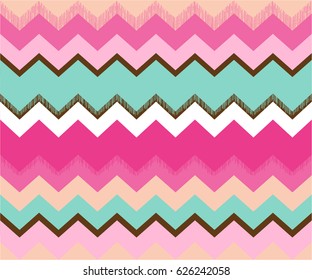 colorful wavy pattern, seamless waves vector background.
Seamless lines pattern with colorful wavy stripes.