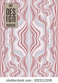 Colorful wavy stripes.  Halftone stripes texture cover page layout templates set. Report covers graphic design, business brochure pages corporate templates.