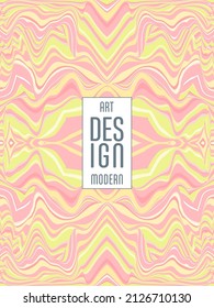 Colorful wavy stripes.  Halftone stripes texture cover page layout templates set. Report covers graphic design, business brochure pages corporate templates.
