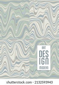 Colorful wavy stripes.  Halftone stripes texture cover page layout templates set. Report covers graphic design, business brochure pages corporate templates.
